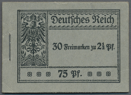 * Deutsches Reich - Markenheftchen: 1916, 75 Pfg. Germania Markenheftchen, Komplett Mit Allen Blättern - Libretti