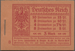 * Deutsches Reich - Markenheftchen: 1919, Germania Markenheftchen Zu 3 Mark, Blätter Kleben An Zwische - Carnets