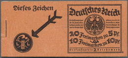 */** Deutsches Reich - Markenheftchen: 1926, Schiller/Friedrich Der Große, Ordnungsnummer "4", Komplettes - Booklets
