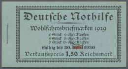 * Deutsches Reich - Markenheftchen: 1929, Markenheftchen Mi.-Nr 28.2, Ohne Ordnungsnummer, Ungebraucht - Booklets