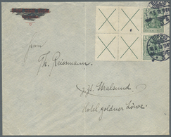 Br Deutsches Reich - Markenheftchenblätter: 1912, Germania-Heftchenblatt Nr. 7 Ohne Rand Als Portogerec - Postzegelboekjes