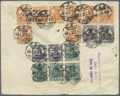 Br Deutsches Reich - Markenheftchenblätter: 1918, Germania-Heftchenblätter Nr. 16 Und 17 Jeweils Ohne R - Postzegelboekjes