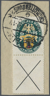Brfst Deutsches Reich - Zusammendrucke: 1928: 8 Pfg Nothilfe (Mecklenburg) Im Senkrechten Zusammendruck Mi - Se-Tenant