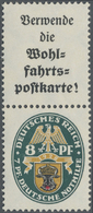 * Deutsches Reich - Zusammendrucke: 1928, A 1.1+8 Pfg. Nothilfe, Senkrechter Zusammendruck, Ungebrauch - Zusammendrucke