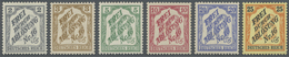 ** Deutsches Reich - Dienstmarken: 1905, Zähldienstmarken Für Baden, Sehr Schöner Postfrischer Satz Tie - Officials