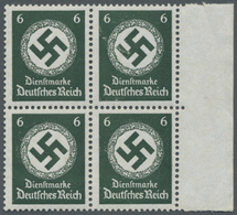 **/ Deutsches Reich - Dienstmarken: 1934, Dienstmarke Hakenkreuz 6 Pfennig Schwarzgrün Mit Wz. Hakenkreu - Service