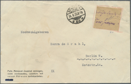 Br Deutsches Reich - Lokalausgaben 1918/23: BERLIN W 66,: 1923, Gebührenzettel "Gebühr Bezahlt/Taxe Per - Covers & Documents