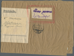 Br Deutsches Reich - Lokalausgaben 1918/23: BERLIN W 66: 1923, Gebührenzettel "Taxe Percue" Mit Kpl. Na - Storia Postale