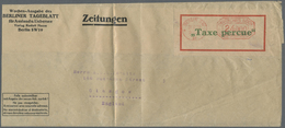 Br Deutsches Reich - Lokalausgaben 1918/23: BERLIN C 2: 1923, Gebührenzettel "Taxe Percue" Mit Schmalem - Lettres & Documents