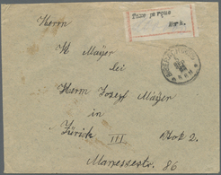 Br Deutsches Reich - Lokalausgaben 1918/23: BIBERACH (RISS): 1923, Gebührenzettel Mit Schreibmaschinene - Storia Postale