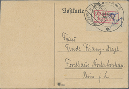 Br Deutsches Reich - Lokalausgaben 1918/23: DRESDEN-ALTSTADT 32: 1923,  Gebührenzettel Mit Rotem Ra2 "G - Brieven En Documenten