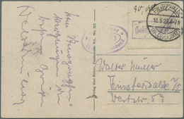 Br Deutsches Reich - Lokalausgaben 1918/23: FINSTERWALDE (NIEDERLAUSITZ): 1923, Gebührenzettel Mit Hand - Lettres & Documents