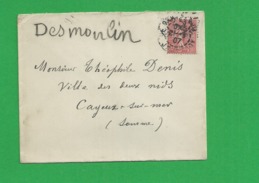 Lettre N° 129 Obl Paris - 1877-1920: Periodo Semi Moderno