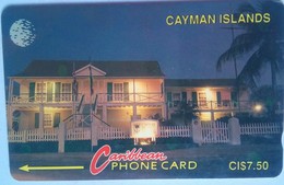 Cayman Islands 6CCIC Building At Night $7.50 - Cayman Islands