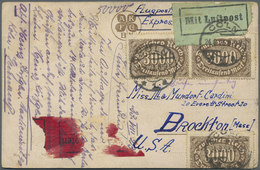 Br Deutsches Reich - Lokalausgaben 1918/23: KÖLN 1: 1923, Gebührenzettel Mit Violettem L3 "(50.000).... - Lettres & Documents