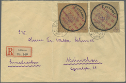 Br Deutsches Reich - Lokalausgaben 1918/23: SCHLIERSEE; 1923, Postsackverschlußzettel Als Gebührenzette - Brieven En Documenten