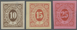 (*) Deutsches Reich - Privatpost (Stadtpost): BERLIN - B. PACKETFAHRT: Wertziffer 10,15 U. 25 Pfg. Als P - Private & Lokale Post