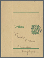 GA Deutsches Reich - Ganzsachen: 1926, Postkarte 5 Pf Rheinland Ohne Erkennbaren Zudruck, TOTAL VERSCHN - Other & Unclassified