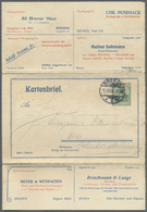 GA Deutsches Reich - Privatganzsachen: 1906, 5 Pfg. Ganzsachen-Kartenbrief, Bremen, Serie I Mit Werbung - Andere & Zonder Classificatie