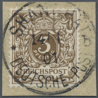 Brfst Deutsche Post In China - Mitläufer: 1901, Petschili Ausgabe, 3 Pfg Dunkelockerbraun Mit Besserem Ste - China (kantoren)