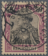 O Deutsche Post In China - Mitläufer: 7.6.01 50 Pf. Germania Reichspost Mit Stpl. "K.D.FELD-POSTSTATIO - China (kantoren)