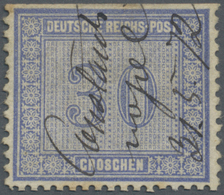 ~ Deutsche Post In Der Türkei - Vorläufer: 1872, 30 Gr. (grau)ultramarin Gebraucht Mit Handschriftlich - Turkey (offices)