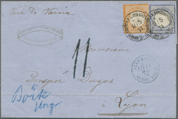 Br Deutsche Post In Der Türkei - Vorläufer: 1872, 1/2 Gr. Orange Und 2 Gr. Ultramarin, Je Farbfrisch Un - Turkey (offices)