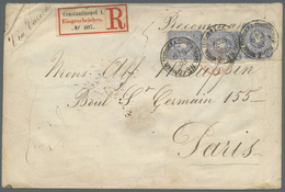 Br Deutsche Post In Der Türkei - Mitläufer: 1883: DR 20 Pfennig Blau, Senkrechtes Paar Und Einzelmarke, - Turkey (offices)