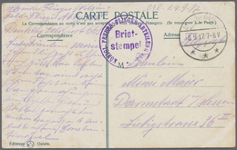 Br Deutsche Post In Der Türkei - Stempel: 1917 (8.9.), Tarnstempel "Deutsche Fedpost ***" (Dt.Feldpost - Turkse Rijk (kantoren)