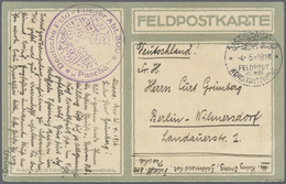 Br Deutsche Post In Der Türkei - Stempel: 1916 (4.5.), FELDPOST MIL.MISS.KONSTANTINOPEL Auf FP-Karte (W - Turkey (offices)