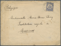 Br Deutsch-Neuguinea: 1900. Kaiseryacht 20 Pf.  Ultramarin, übergehend Entwertet «HERBERTHÖHE DEUTSCH-N - German New Guinea