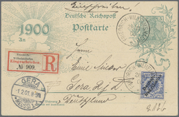 GA Deutsch-Neuguinea - Stempel: 1900. "Friedrich-Wilhelmshafen 28.11.00" Mit Zfr. 20 Pf DNG (Zahnfehler - Duits-Nieuw-Guinea