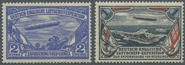 ** Deutsch-Neuguinea - Besonderheiten: 1913, DEUTSCH-ENGLISCHE LUFTSCHIFFEXPEDITION, Spendenmarken 2 Pf - Duits-Nieuw-Guinea