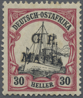 ** Deutsch-Ostafrika - Britische Besetzung (Mafia): 1915: 1915, 30 H. Karmin/schwarz, "G.R. MAFIA" Aufd - German East Africa