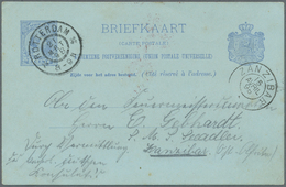 GA Deutsch-Ostafrika - Besonderheiten: 1898, 5 Cent Postkarte Von Rotterdam Mit "S.M.S. Seeadler" Nach - Duits-Oost-Afrika