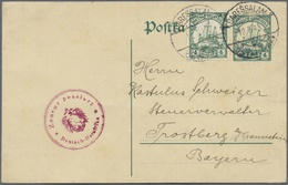 GA Deutsch-Ostafrika - Besonderheiten: 1915, (19.7.), 4 Heller GA-Karte + Bildgleiche Zusatzfrankatur 4 - Africa Orientale Tedesca