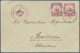 Br Deutsch-Ostafrika - Besonderheiten: 1915 (14.6.), 2x 7½ H Mit Stempel "MOSCHI" Auf Brief (kleiner Ra - Afrique Orientale