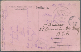 Br Deutsch-Ostafrika - Besonderheiten: 1917 Deutsche Weihnachts-Ansichtskarte Aus Deutsch-Ostafrika M. - German East Africa