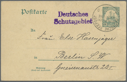 GA Deutsch-Südwestafrika - Stempel: "DEUTSCHE SEEPOST OST-AFRIKANISCHE HAUPTLINIE °" (= D."Prinzessin") - German South West Africa