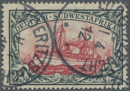 O Deutsch-Südwestafrika - Stempel: "LÜDERITZBUCHT 11.4.12", Zweimal Klar Auf Loser Marke 5 M. Kaiserya - German South West Africa