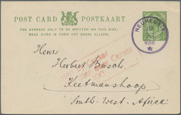 GA Deutsch-Südwestafrika - Stempel: "NEUHEUSIS"  10.10.1916,  Violetter Gummistempel, Klarer Abschlag A - German South West Africa