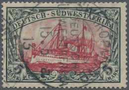 O Deutsch-Südwestafrika - Stempel: "SWAKOPMUND DSWA A 15.5.13", Klar Und Fast Komplett Auf Loser Marke - German South West Africa