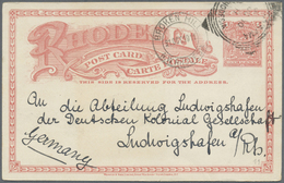 GA Deutsch-Südwestafrika - Besonderheiten: 1911: "DEUTSCHE MOTORBOOT EXPEDITION" Durch Afrika. Ganzsach - German South West Africa