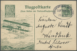 GA Deutsch-Südwestafrika - Besonderheiten: 1912, Ganzsachenkarte "NATIONALFLUGSPENDE" Mit Ovalstempel " - German South West Africa