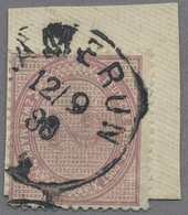 Brfst Deutsche Kolonien - Kamerun-Vorläufer: 1888 Briefstück Nr. V 37 C Mit Fotoattest Jäschke-Lantelme BP - Camerun