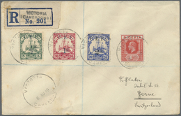 Br Deutsche Kolonien - Kamerun - Britische Besetzung: 1919, Registered Letter From VICTORIA (CAMEROONS) - Camerun