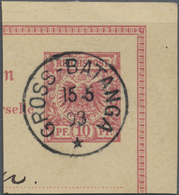 Brfst Deutsche Kolonien - Kamerun - Stempel: 1893, GROSS-BATANGA Perfekt Und Vollständig Auf GS-Ausschnitt - Kameroen