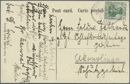 Br Deutsche Kolonien - Kamerun - Besonderheiten: 1910 (13.12.), 5 Pfg. Germania Mit Stempel "DEUTSCHE S - Camerun