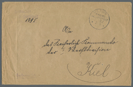 Br Deutsche Kolonien - Karolinen - Besonderheiten: 2.8.1914, Stampless Cover To Germany With "KAIS. DEU - Carolines