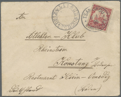 Br Deutsche Kolonien - Kiautschou - Stempel: LITSUN: 1905: 10 Pfg. "Schiff" Auf Brief Von "Tsangkou 11/ - Kiauchau